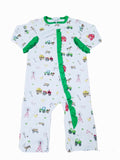 LA LUNA FARM RUFFLE FOOTIE PAJAMA