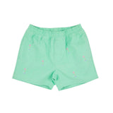 CRITTER SHEFFIELD SHORTS - GRACE BAY GREEN WITH GOLF APPLIQUE