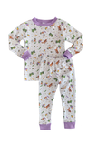 LA LUNA MARDI GRAS PARADE PAJAMA SET