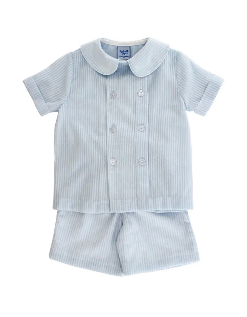 SKYLIGHT STRIPE DRESSY SHORT SET MiMi Kids