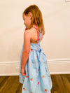 STRAWBERRY EMBROIDERY DRESS
