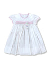 LULLABY SET MAYLIN DRESS - BIRTHDAY EMBROIDERED BITTY DOT