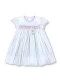 LULLABY SET MAYLIN DRESS - BIRTHDAY EMBROIDERED BITTY DOT