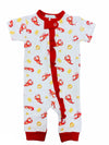CRAWFISH RUFFLE ZIPPER PAJAMA