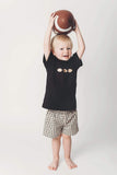 LULU BEBE TOM SMOCKED SHORT SET - FOOTBALL SHIRT SAINTS