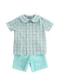 CYPRESS PLAID - DRESSY SHORT SET
