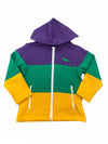 MARDI GRAS HOODED ZIP JACKET (CHILD AND ADULT)