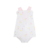 SISI SUNSUIT - SPRINKLE KINDNESS & CONFETTE WITH PALM BEACH PINK & WORTH AVENUE WHITE EYELET