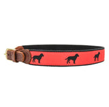 BAILEY BUDDY BELT - DOG ON RED