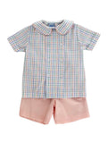 SUNKIST PLAID - DRESSY SHORT SET