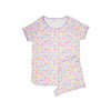 SHUT EVE SHORT SET (WOMENS) - CORAL GABLES GARDEN WITH LAUDERDALE LAVENDER