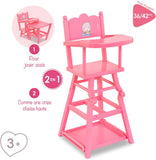 COROLLE HIGH CHAIR