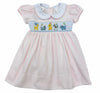 LULU BEBE SMOCKED WAIST DRESS - ZOO BIRTHDAY