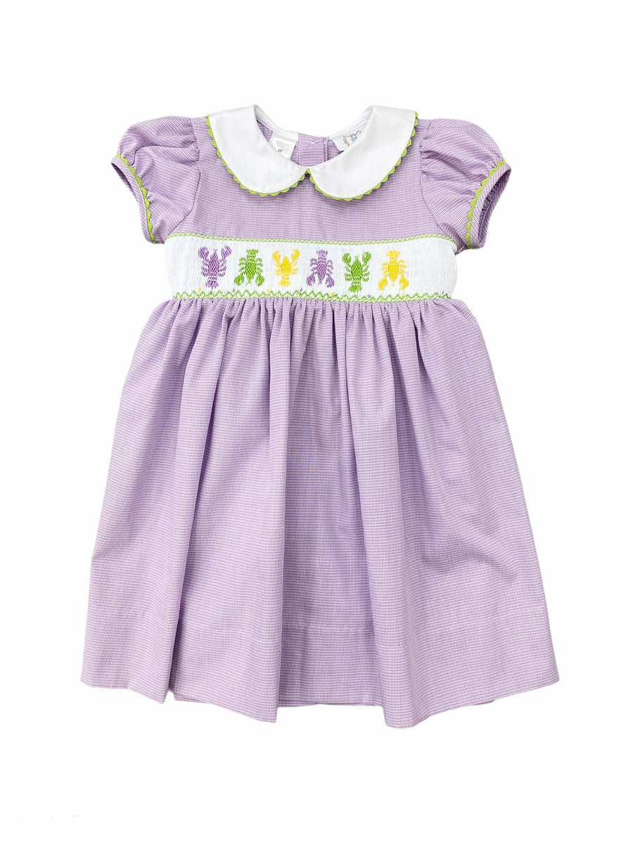 Lulu Bebe Pink Castle Embroidered Dress main image 0