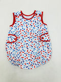 LULU BEBE RED WHITE AND BLUE BOY BUBBLE
