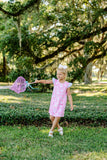 SLEEVELESS POLLY PLAY DRESS - FRONT PORCH FERN WITH WORTH AVENUE WHITE EYELET