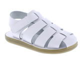 FOOTMATES CAPTAIN SANDAL WHITE