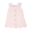 LUANNES LUNCH DRESS - SPRING PARTY PLAID WITH PALM BEACH PINK