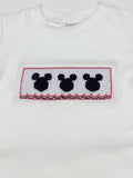 LULU BEBE TOM SMOCKED SHORT SET - MICKEY MOUSE