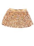 MARDI GRAS GOLD SEQUIN SKORT