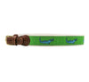 BAILEY BUDDY BELT - CROCODILE ON GREEN