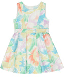STAMP MIKADO DRESS