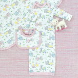 BABY BUGGY BLANKET - WINDSORS CLUB CARRIAGE WITH PALM BEACH PINK