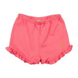 SHELBY ANNE SHORTS - PARROT CAY CORAL WITH METALLIC CORAL STORK