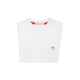 CARTER CREWNECK - WORTH AVENUE WHITE WITH BALLOON EMBROIDERY