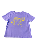 PURPLE STANDING TIGER SHORT SLEEVE T-SHIRT