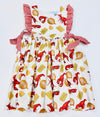 BELLA CRAWFISH DRESS WITH RUFFLE