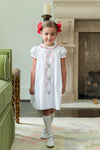 PROPER PEONY NOEL WHITE CHRISTMAS DRESS