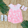 BEGLEY BUBBLE - FRONT PORCH FERN WITH WORTH AVENUE WHITE EYELET
