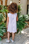 LUANNES LUNCH DRESS - SPRING PARTY PLAID WITH PALM BEACH PINK