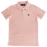 BAILEY BOYS SHORT SLEEVE STRIPE TANGERINE/WHITE