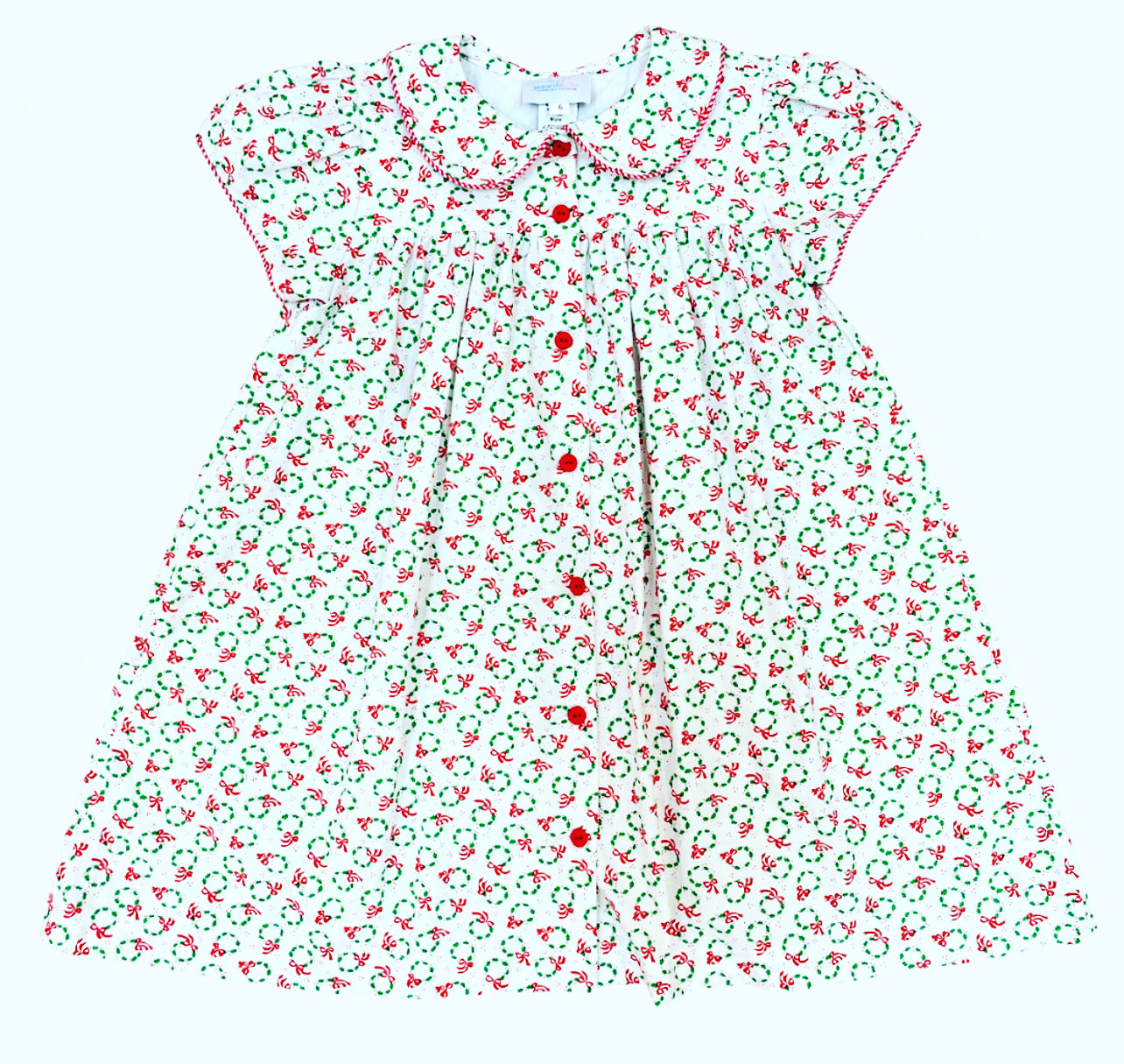 James & Lottie Light Blue Sidney Sweatshirt Dress, Basic Bows main image 1