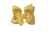 Hair Bow 4.5" Lemonade