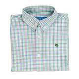 BAILEY BOYS ROSCOE BUTTON DOWN SHIRT - PALMETTO PLAID