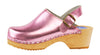 PINK METALLIC CLOG