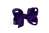 Hair Bow 3.5" Purple