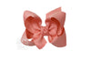 Hair Bow 4.5" Shell Pink